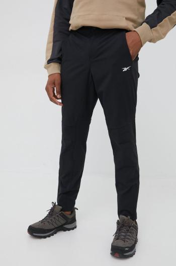 Tréninkové kalhoty Reebok United By Fitness Athlete GT3220 pánské, černá barva, hladké