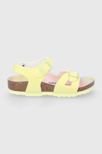 Dětské sandály Birkenstock žlutá barva