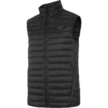 4F MEN'S JACKET Pánská vesta, černá, velikost S