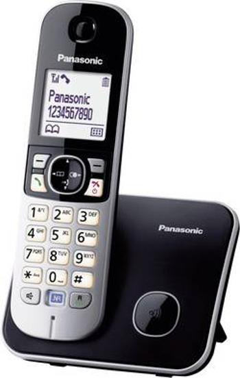 Bezdrátový analogový telefon Panasonic KX-TG6811, černá, stříbrná