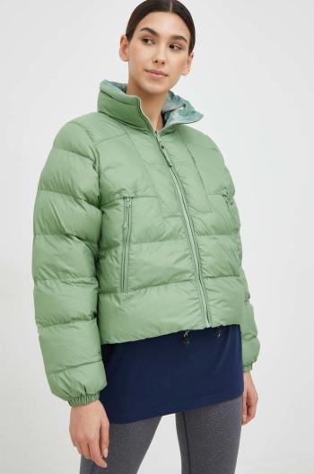 Oboustranná bunda Helly Hansen dámská, zelená barva, zimní
