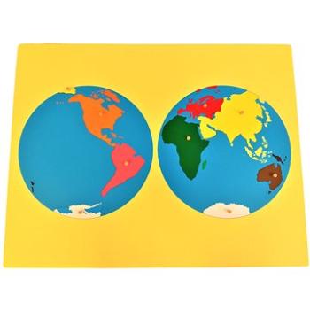 Puzzle - mapa světa - bez rámečku (8596027000427)