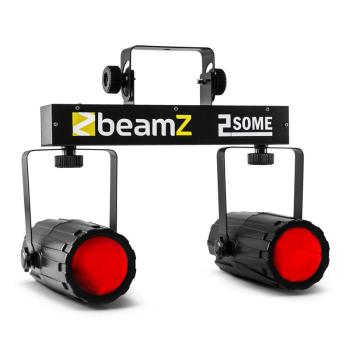 Beamz 2-Some, sada dvou LED reflektorů v RGBW s mikrofonem