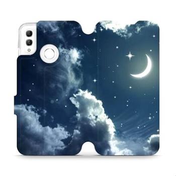 Flipové pouzdro na mobil Honor 10 Lite - V145P Noční obloha s měsícem (5903226713240)