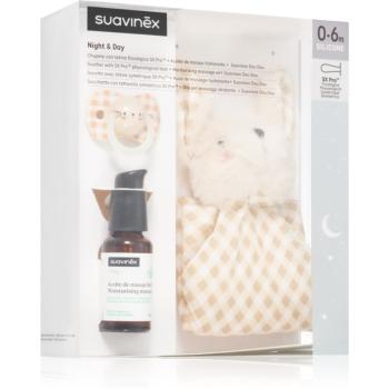 Suavinex Night & Day Gift Set dárková sada Cream Lion (pro miminka)