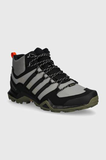 Boty adidas TERREX Swift R2 Mid GTX pánské, šedá barva, IH2602