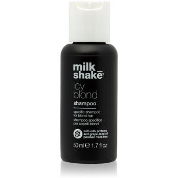 Milk Shake Icy Blond Shampoo šampon neutralizující žluté tóny pro blond vlasy 50 ml