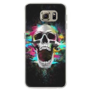 Silikonové pouzdro iSaprio - Skull in Colors - Samsung Galaxy S6 Edge