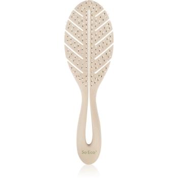 So Eco Biodegradable Detangling Leaf Brush kompostovatelný kartáč na mokré vlasy 1 ks