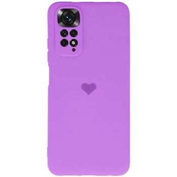 Vennus Valentýnské pouzdro Heart pro Xiaomi Redmi Note 11/ Redmi Note 11S - fialové (TT4466)