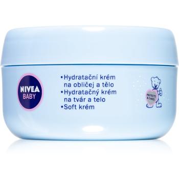 Nivea Baby Soft hydratační krém na obličej a tělo 200 ml