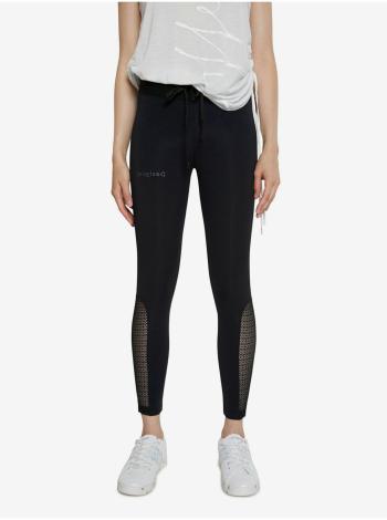 Desigual černé sportovní legíny Legging Desagujado