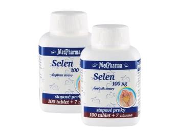 MedPharma Selen 100 µg 107 tablet 2 kusy: 2x107 tbl.