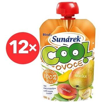 Sunar Kapsička Cool ovoce Hruška, Banán, Mango 12× 120 g (8592084413385)