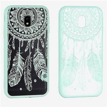 Lace Pattern 3 plastový kryt na Huawei P9 Lite 2017, modrý (MG25461)