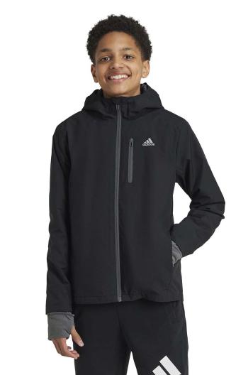 Dětská bunda adidas J 2in1KT černá barva, IV9508