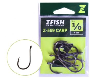 Zfish háčky carp hooks z-569 - velikost 2