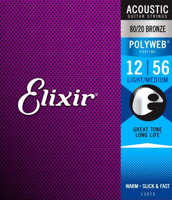 Elixir Polyweb 80/20 Bronze Light-Medium