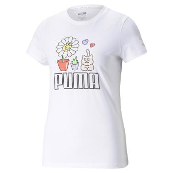 Graphic Tee Summer Streetwear Puma White L