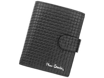 Pánská kožená peněženka Pierre Cardin Gussepe - černá