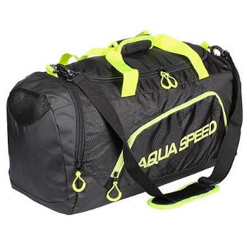 Duffle Bag L sportovní taška černá-žlutá Objem: 36 l
