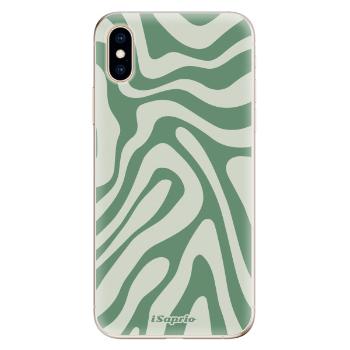 Odolné silikonové pouzdro iSaprio - Zebra Green - iPhone XS