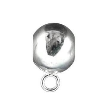 Šperky4U Navlékací ocelový přívěšek korálek s očkem - K0086