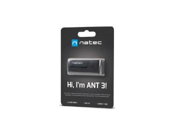 Natec MINI ANT 3 Čtečka karet SDHC/MMC/M2/MicroSD USB 2.0, černá, NCZ-0560