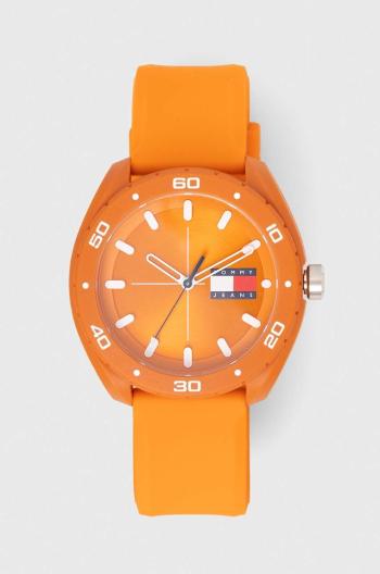 Hodinky Tommy Hilfiger oranžová barva, 1792066