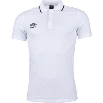 Umbro FW PIQUE POLO Pánské polo triko, bílá, velikost