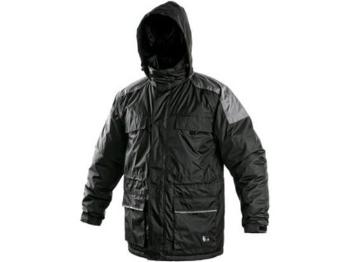 Pánská zimní bunda FREMONT, černo-šedá, vel. 2XL, XXL