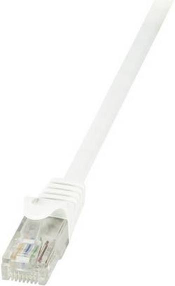 Síťový kabel RJ45 LogiLink CP2081U, CAT 6, U/UTP, 7.50 m, bílá