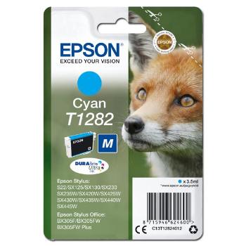EPSON T1282 (C13T12824012) - originální cartridge, azurová, 3,5ml