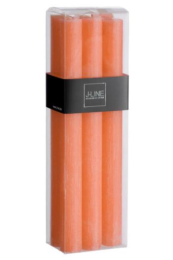 Box 6ks svíček v lososové barvě  Salmon - Ø 2 *23cm / 13h 63298