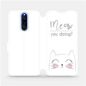 Flipové pouzdro na mobil Xiaomi Redmi 8 - M098P Meow you doing? (5903516076048)