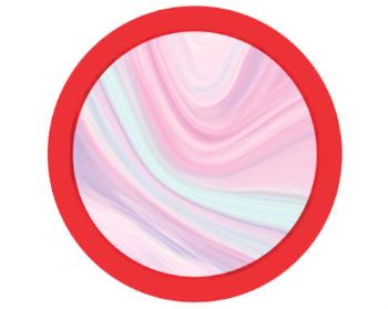 Samolepky zákaz - 5ks Růžový abstraktní vzor