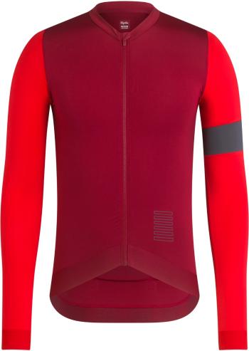 Rapha Pro Team Long Sleeve Training Jersey - dark red/red L