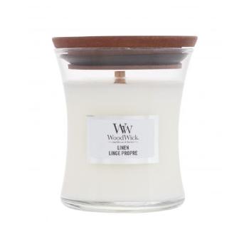 WoodWick Linen 85 g vonná svíčka unisex