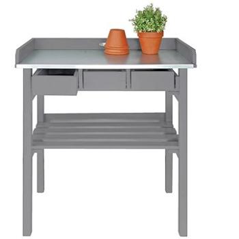 Esschert Design Zahradní pracovní stůl šedý CF29G (404623)