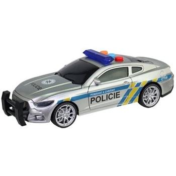 Policejní auto  na setrvačník, 17 cm, světlo, zvuk (čeština), na baterie (8590756107105)