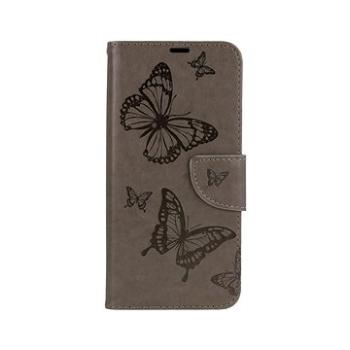 TopQ Xiaomi Redmi Note 10 knížkové Butterfly šedé 63468 (Sun-63468)