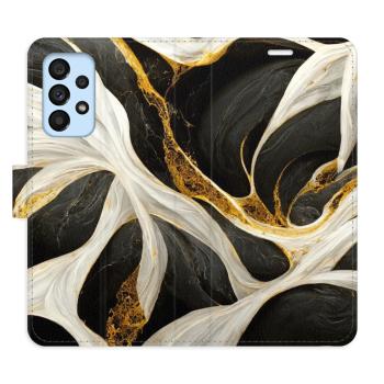 Flipové pouzdro iSaprio - BlackGold Marble - Samsung Galaxy A53 5G