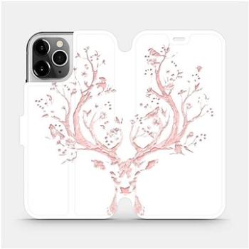 Flipové pouzdro na mobil Apple iPhone 12 Pro - M007S Růžový jelínek (5903516375356)