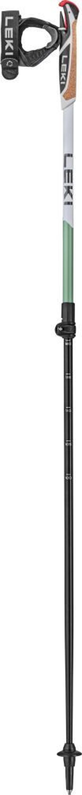 Leki Poles Spin Shark SL, white-smokegreen-dark anthracite, 100 - 130 cm