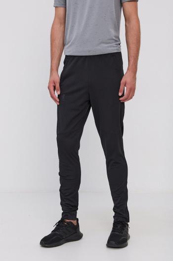 Kalhoty Under Armour 1366203 pánské, černá barva, hladké