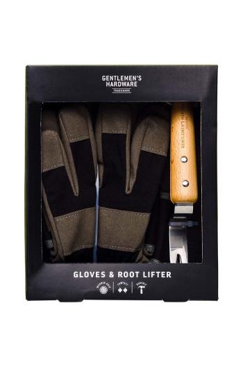 Zahradnický set Gentlemen's Hardware Leather Gloves & Root Lifter 2-pack