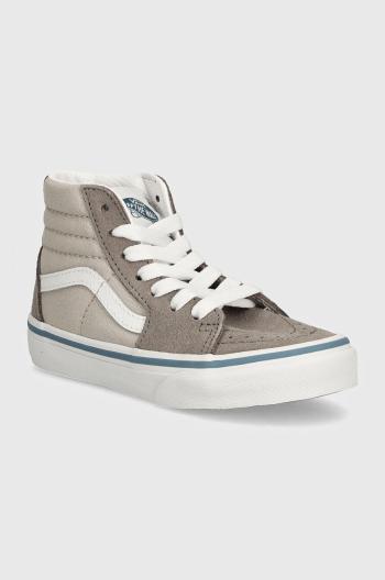 Dětské tenisky Vans SK8-Hi šedá barva, VN000CYND3Y1