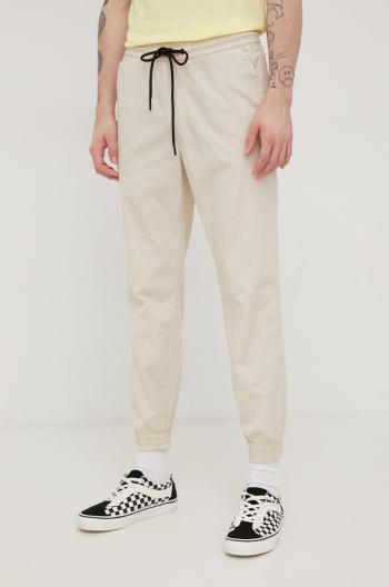 Kalhoty Tom Tailor pánské, béžová barva, jogger