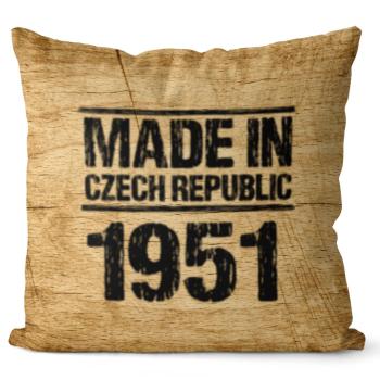 Polštář Made In + rok (Velikost: 40 x 40 cm, rok: 1951)