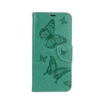 TopQ Xiaomi Poco M3 knížkové Butterfly zelené 63518 (Sun-63518)